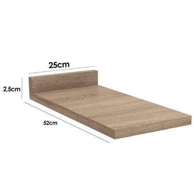 Tampo de Cozinha Modulado p/ Balcão E617 25cm Nogal - Kappesberg