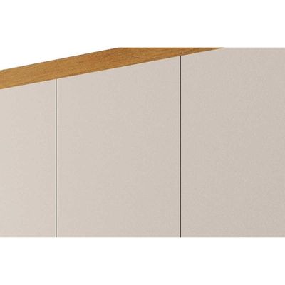 Guarda Roupa Casal 6 Portas e 2 Gavetas Espanha Naturale/Off White - Rufato