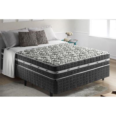 Colchão King Molas MasterPocket Ensacadas Black Graphite (193x203x27) - Anjos