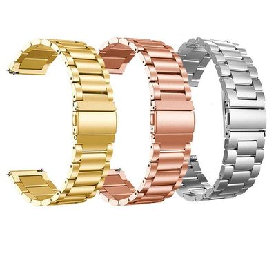 Pulseiras Smartwatch Kit 3 Uni Relogio Inteligente Inox