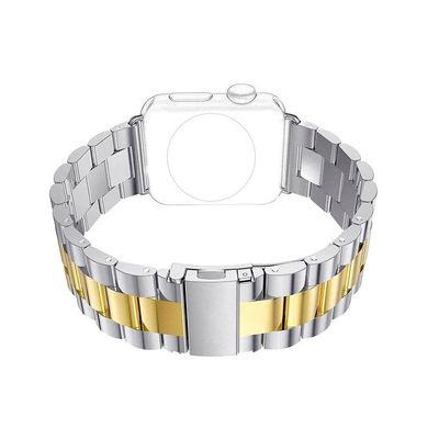 Pulseira Relogio Smartwatch Aço Inox 3 Elos Inteligente