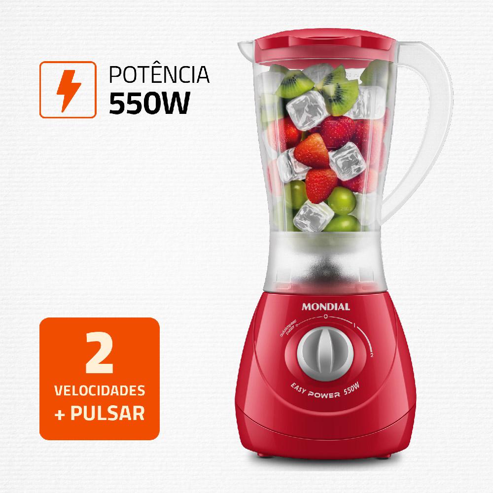 Liquidificador Mondial Easy Power L550 Vermelho 127V