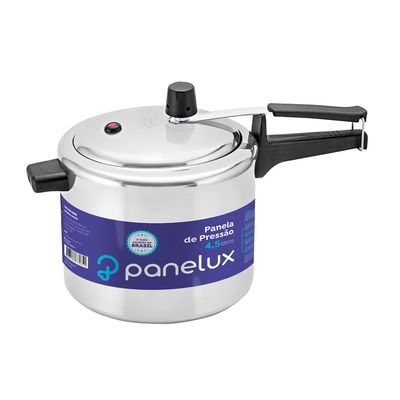 Panela de Pressão Panelux Classic Polida Prata 4,5L UNICA