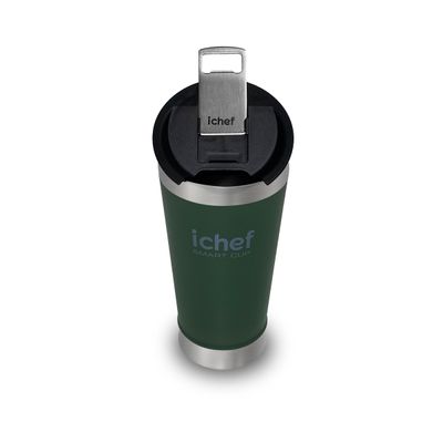 Copo Térmico Polishop Ichef Com Tampa Smart Cup 600 ml | Verde