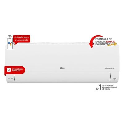 Ar Condicionado Hi Wall Lg Dual Inverter Voice 9.000 Btus Frio 220v R-32