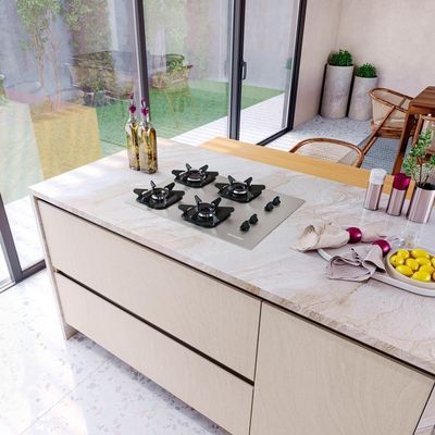 Cooktop Mueller 4 Bocas De Alumínio Com Queimador Ultra Chama Mcg4bk