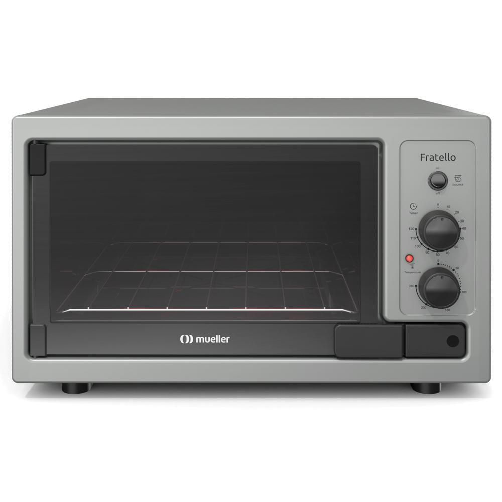 Forno Elétrico De Bancada Mueller Fratello Titânio 44 Litros Titânio 220v