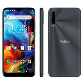 Smartphone Philco Hit P10 - 128GB, 4GB RAM, Octa-core, Tela 6,2, 3 Câmeras - Cinza Espacial Menor preço em Smartphone Philco Hit P10 - 128GB, 4GB RAM, Octa-core, Tela 6,2, 3 Câmeras - Cinza Espacial