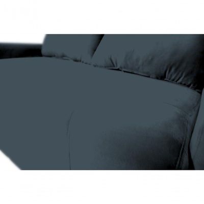 Sofá Cama Para Sala De Estar Amora New Veludo Matrix - Preto Preto