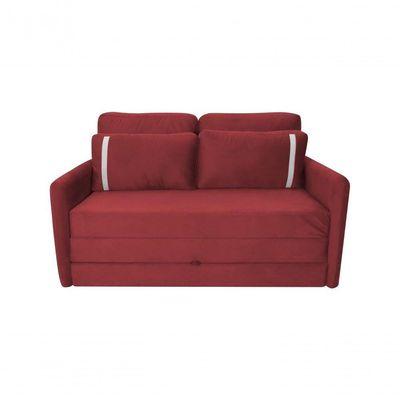 Sofá Cama Para Sala De Estar Martina New Suede Matrix - Goiaba Goiaba