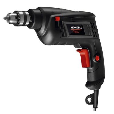 Furadeira De Impacto Mondial Power Tools Fi-09 550w-220v-preto 220v