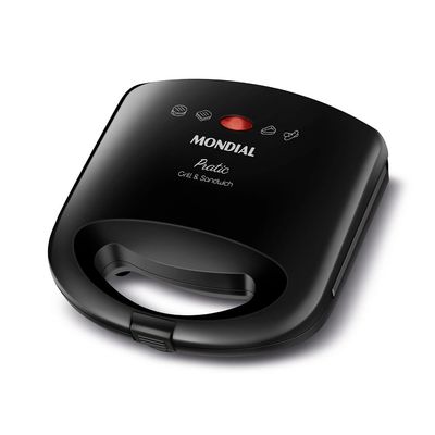 Grill e Sanduicheira Mondial SN01 Sandwich Pratic - 750W 220V UNICA