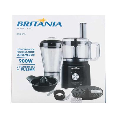 Multiprocessador de Alimentos Britânia BMP900P 5 em 1 - 220V UNICA