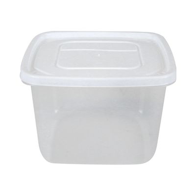 Conjunto de Potes São Bernardo Multiclick em Plástico Quadrado com Tampa Azul com 3 Peças 2,6L UNICA