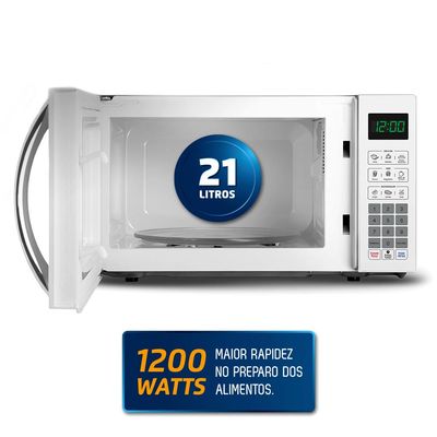 Micro-ondas Mondial MO-01-21-W 21 Litros Branco - 127V UNICA