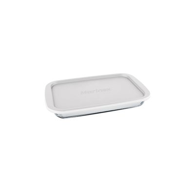 Assadeira Nadir Marinex com Tampa Retangular 30cm 1 Peça UNICA