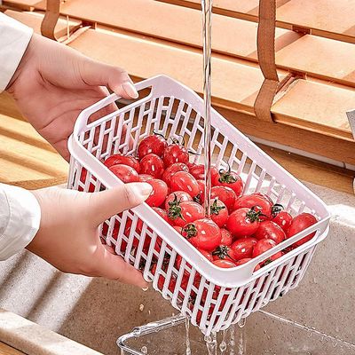 Organizador Com Cesto 3,2 L Para Geladeira Plástico Caixa Organizadora Empilhável