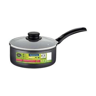 Jogo De Panelas Turim 2 Peças Alumínio Antiaderente 16cm E 18cm Chumbo Ptc - Tramontina