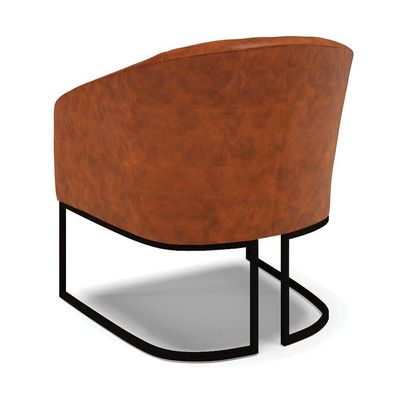 Poltrona Stella Corano Base Industrial Preto - D'Rossi Cor Nozes