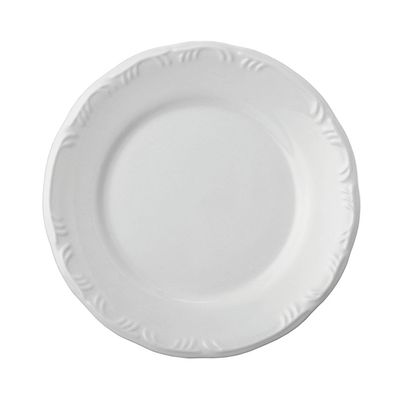 Prato Raso Schmidt Pomerode Branco 26cm UNICA