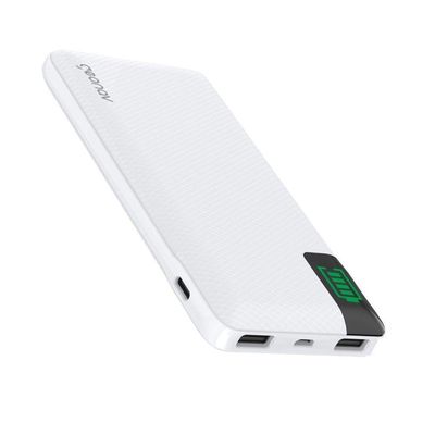 Carregador Portátil 10.000 Mah Branco