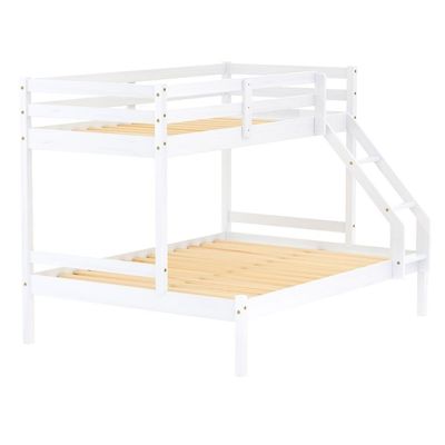 Beliche Com Cama Casal Eco Madeira Maciça Branco Mobilistore