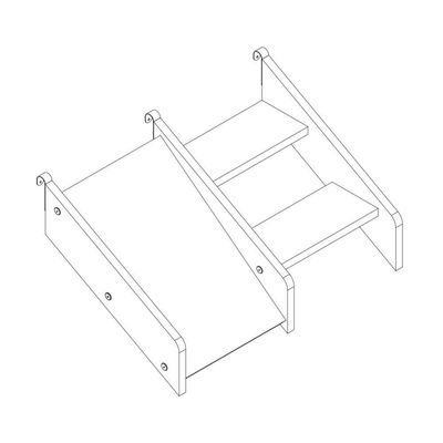 Bicama Infantil Eco E Mini Escada/escorregador Branco Mobilistore