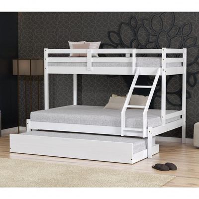 Treliche Casal/solteiro Eco Madeira Maciça Branco Mobilistore