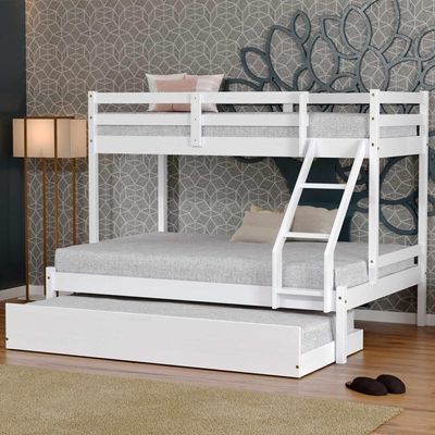 Treliche Casal/solteiro Eco Madeira Maciça Branco Mobilistore