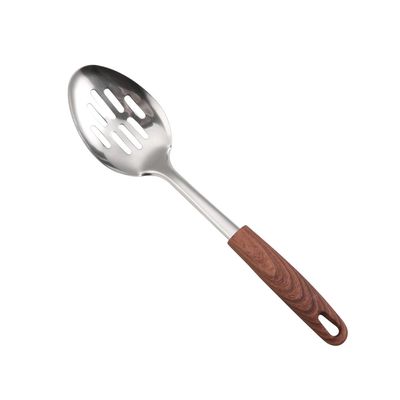 Colher de Cozinha Universal Le Madera em Inox com Cabo de Madeira UNICA