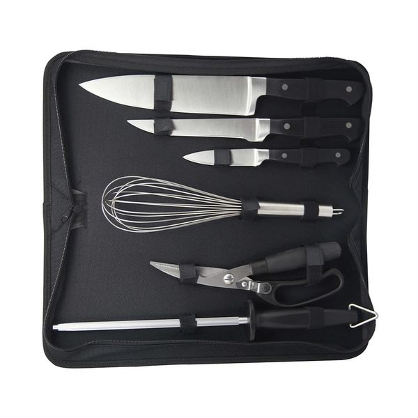 Jogo para Churrasco Fracalanza em Inox com Bolsa de Nylon com 6 Peças UNICA