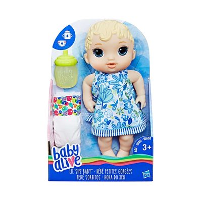 Boneca Baby Alive Hora do Xixi Loira UNICA