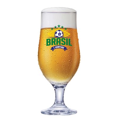 Taça para Cerveja Ruvolo Royal Beer Brasil é Campeão! 330ml UNICA