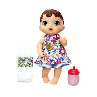 Boneca Baby Alive Hora do Xixi Morena UNICA