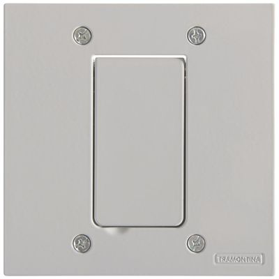 Tampa 1 Posto 4x4 para Piso Tramontina Modular Cinza