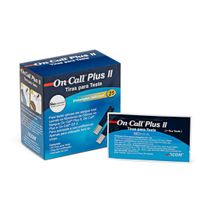 100 Tiras de Glicose Individuais On Call Plus II