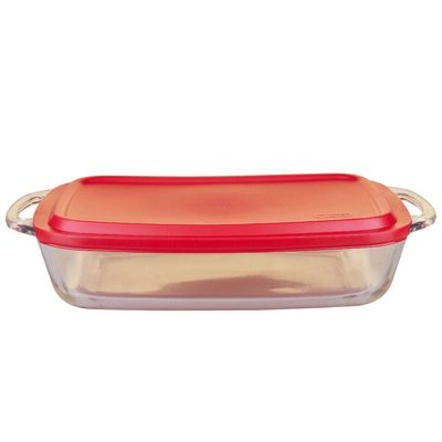 Assadeira com Tampa Retangular 3,5L Seletta Marinex