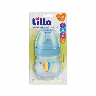 Mamadeira Lillo Sp Evolution Primeiros Passos Silicone Menino 150ml UNICA