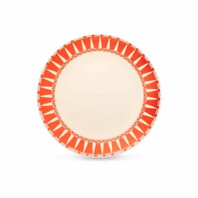Prato de Sobremesa Cerâmica Le Solar Amarelo Unni 20cm UNICA