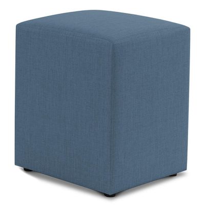 Poltrona De Amamentação E Descanso Zoe Com Base Balanço E Puff Linho Denim - Desk Design