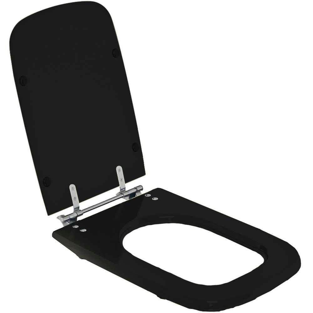 Assento Sanitario Tivoli Preto para vaso Ideal Standard
