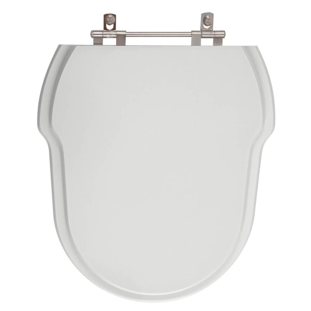 Tampa de Vaso Hampton Cinza Platina para Bacia Incepa