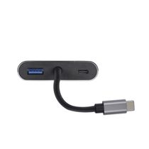 Adaptador TYPE C 4-EM-1 para HDMI VGA PD e USB 3.0 Vinik - AT41VN