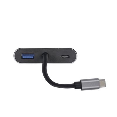 Adaptador TYPE C 4-EM-1 para HDMI VGA PD e USB 3.0 Vinik - AT41VN