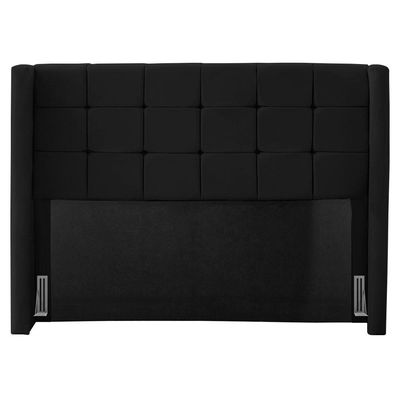 Cabeceira Cama Box Casal Gioconda 140cm Com Frame Suede Preto - Desk Design
