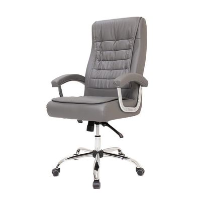 Cadeira De Escritório Big c/Molas Ensacadas Cinza 150Kgs