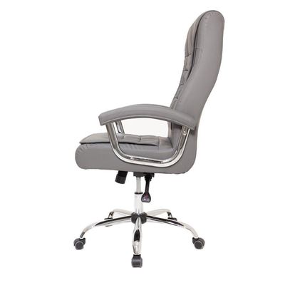 Cadeira De Escritório Big c/Molas Ensacadas Cinza 150Kgs