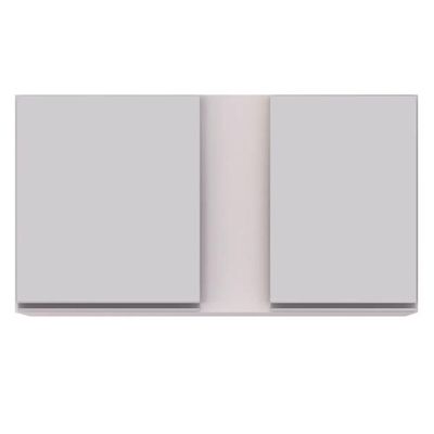 Armário Aéreo De Cozinha 02s Agata Branco 100cm