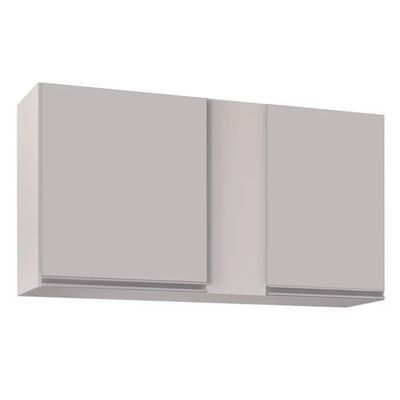 Armário Aéreo De Cozinha 02s Agata Branco 100cm