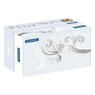 Jogo De Panelas Tramontina Solar Baquelite Em Aço Inox Fundo Triplo 6 Peças